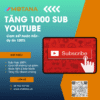 Gói tăng 1000 Youtube Subscribers uy tín giá rẻ nhất thị trường